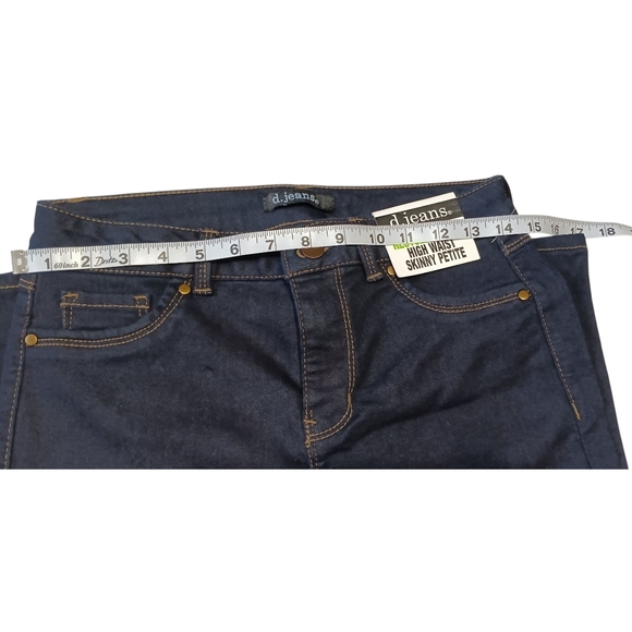 d. jeans Woman's Dark Blue Skinny Jeans - Picture 4 of 7